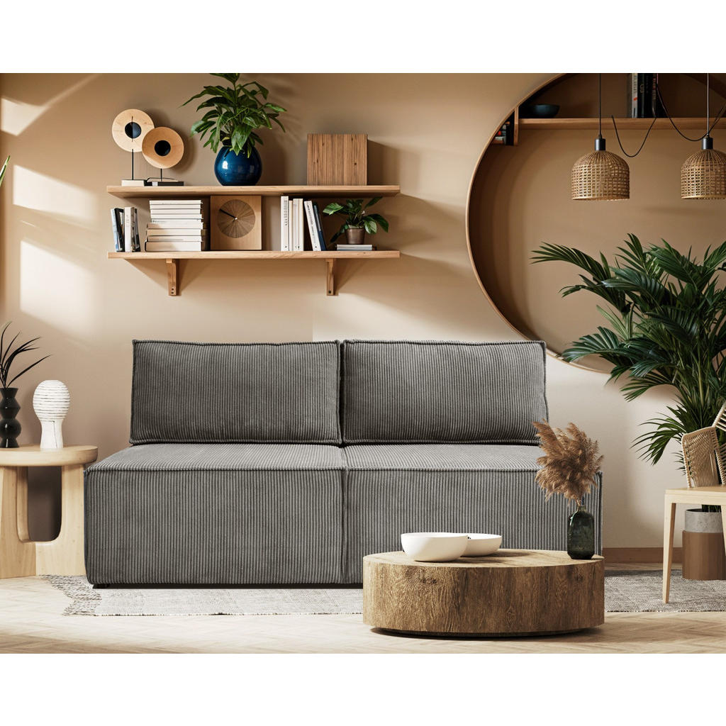 Thumbnail - Kaiser Möbel Schlafsofa, Silber, Textil, 3-Sitzer, Rechteckig, 192x92x98 cm, Wohnzimmer, Sofas & Couches, Schlafsofas