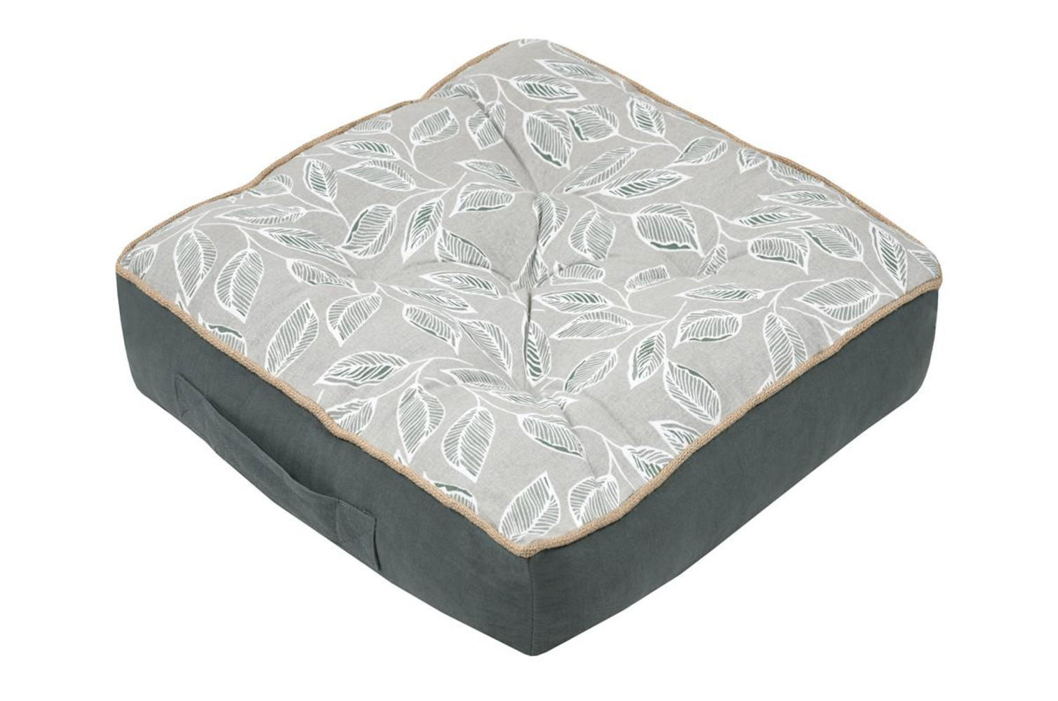 BODENKISSEN Manisa 45/45/10 cm - Multicolor, Naturmaterialien (45cm)