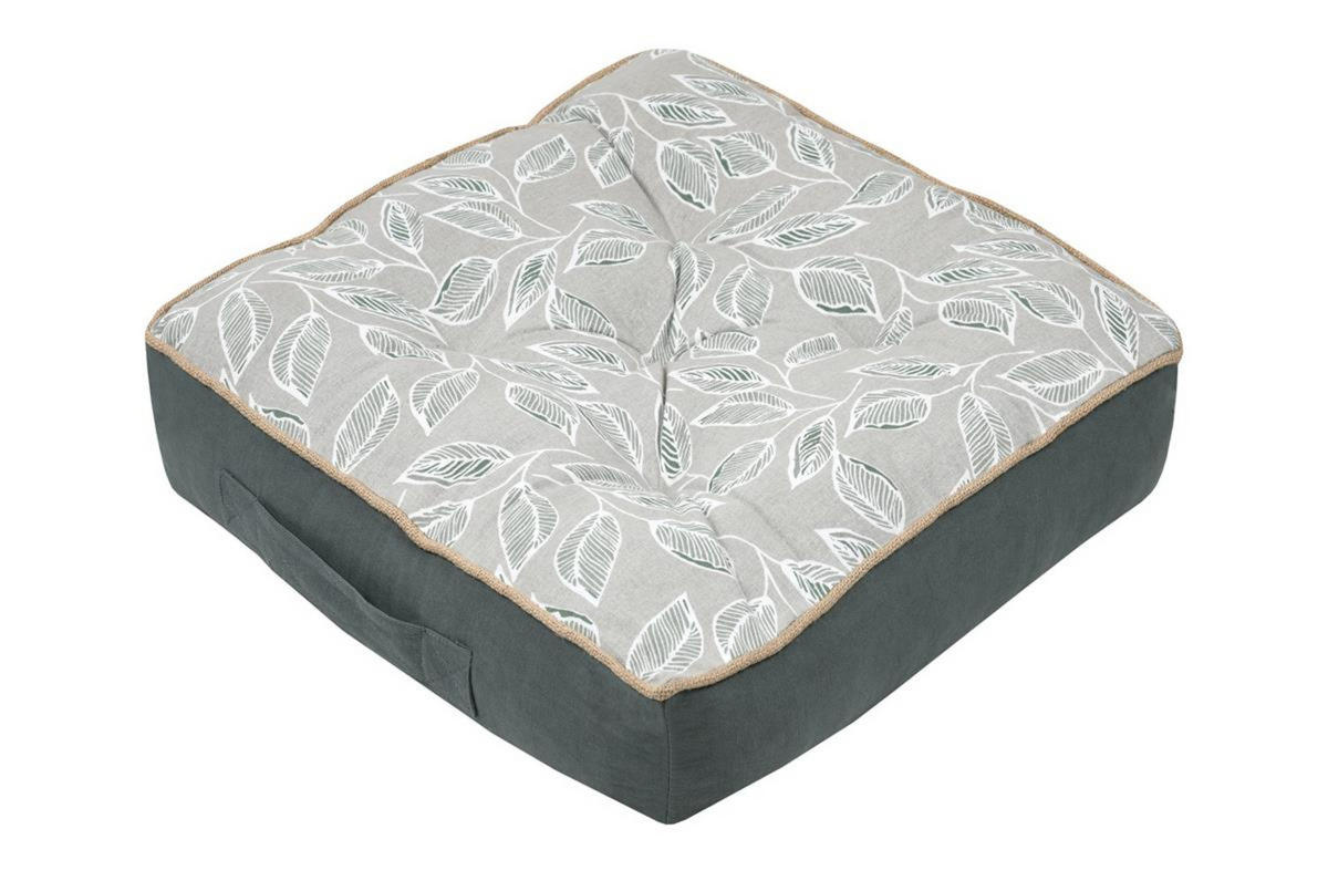 BODENKISSEN Manisa 45/45/10 cm - Multicolor, Naturmaterialien (45cm)