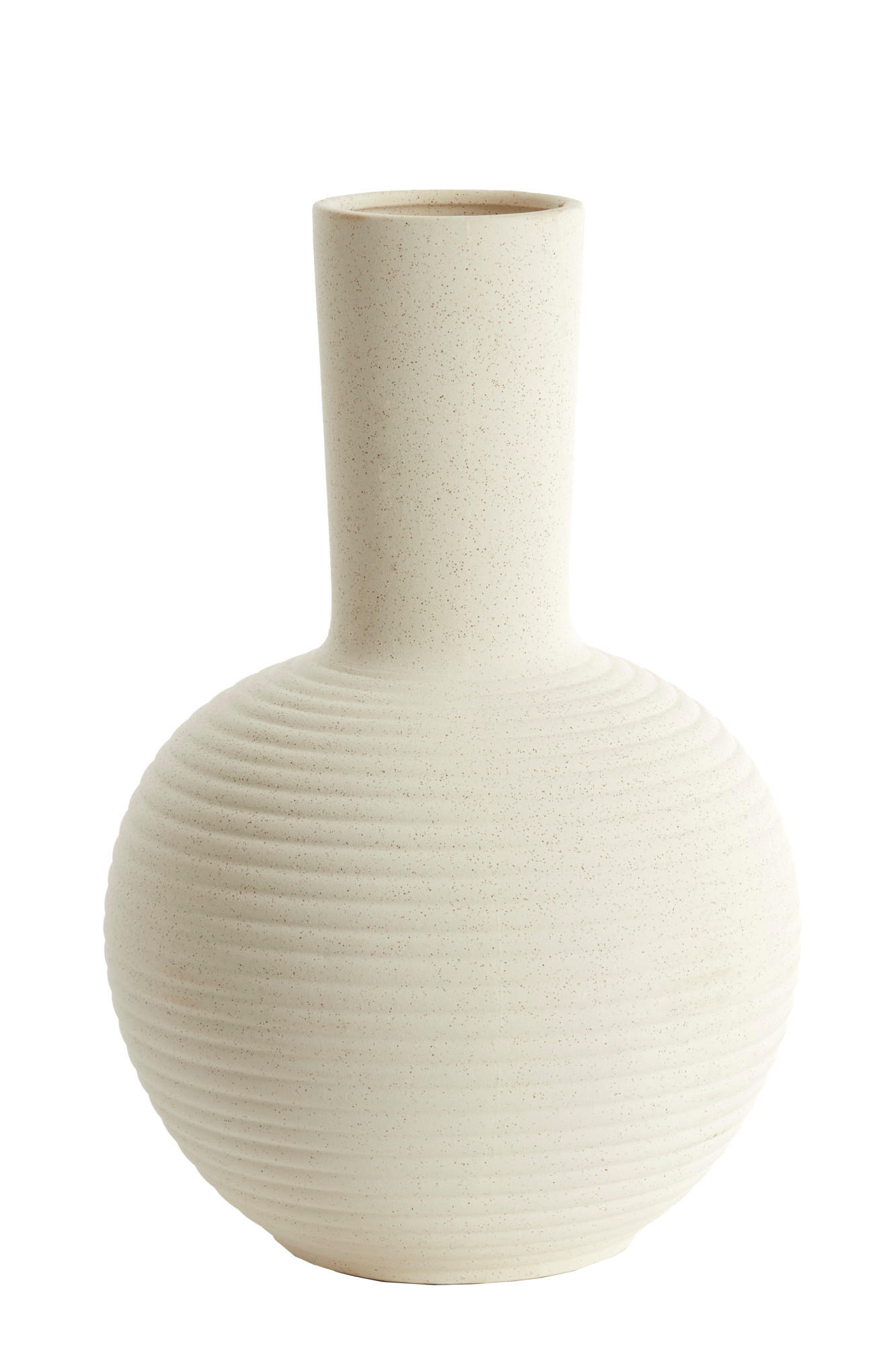VASE Ulloa Weiß Ø34/52 cm - Weiß, Keramik (52cm) - Light & Living