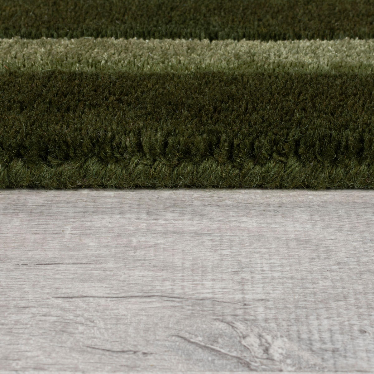 TEPPICH Kurzflor im Art-Déco-Stil, Klassische Bordüre, Wohnzimmer Grün Rechteckig 200x290 - Grün, Textil (200/290cm) - KADIMA DESIGN