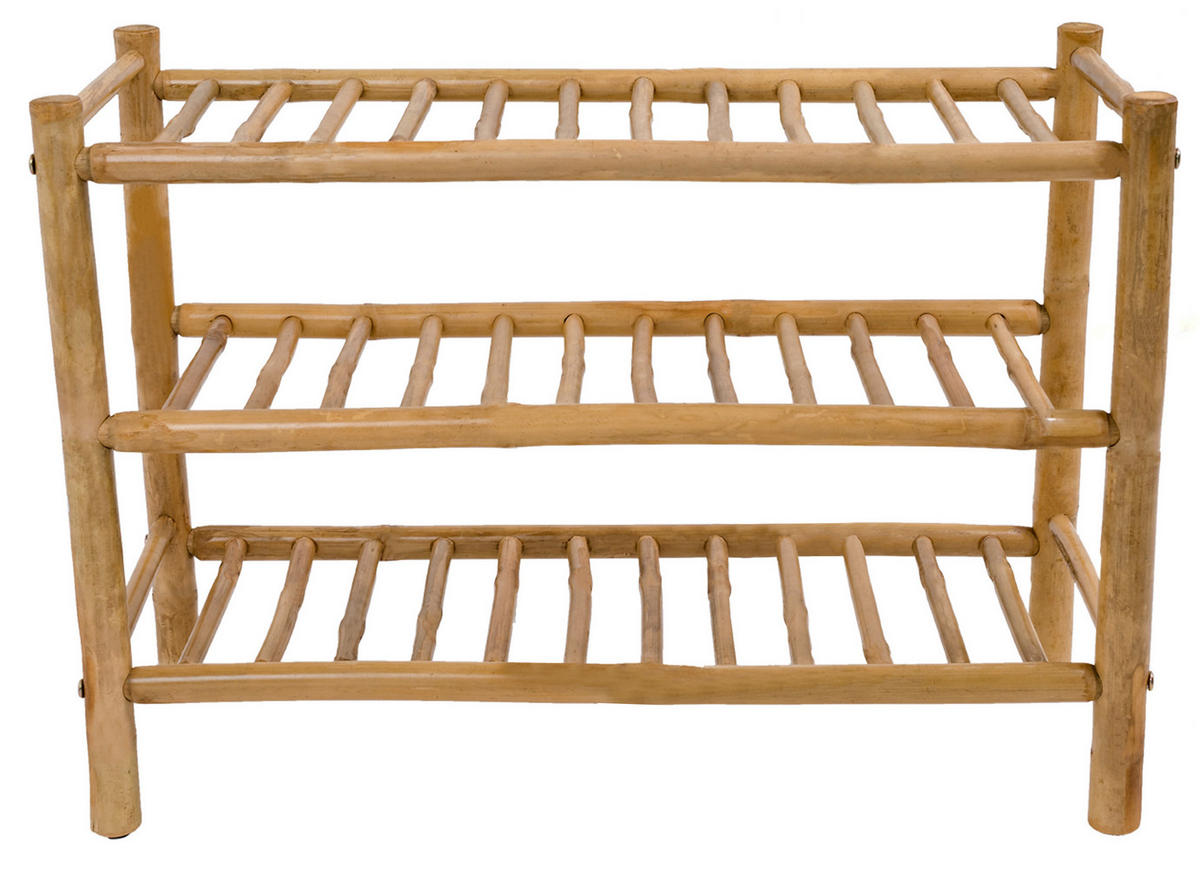 SCHUHSCHRANK Bambuholz Braun - Braun, Holz (68/48.5/27.5cm) - Nordlys