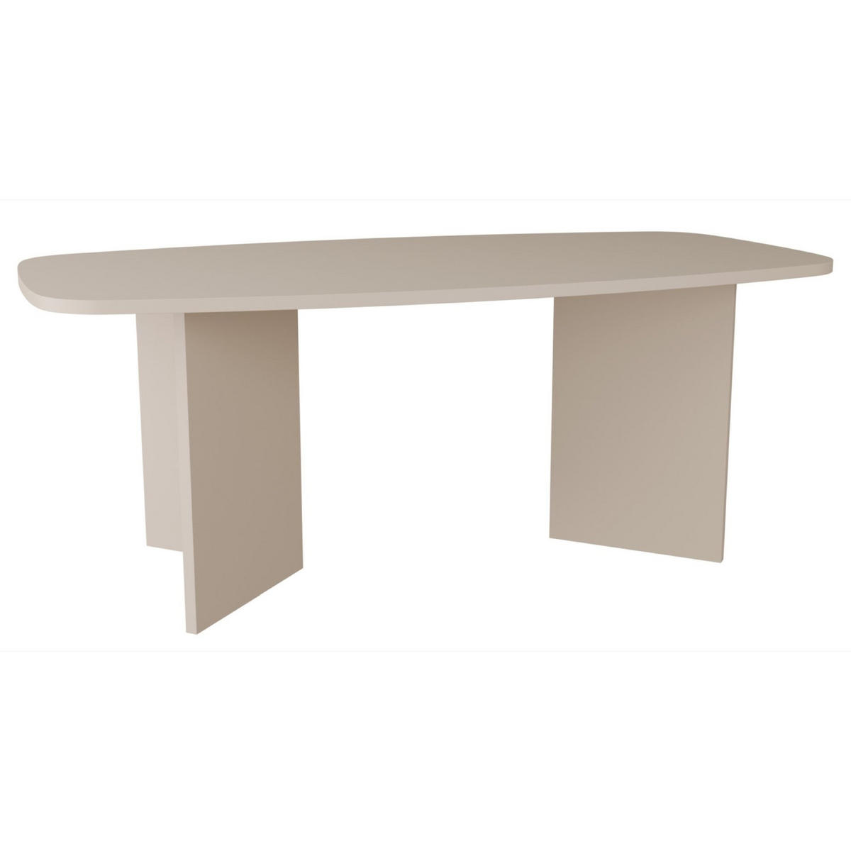 ESSTISCH PIANO Kaschmirgrau 190x100 cm - Taupe, Holzwerkstoff (100/190/74.5cm) - Selsey