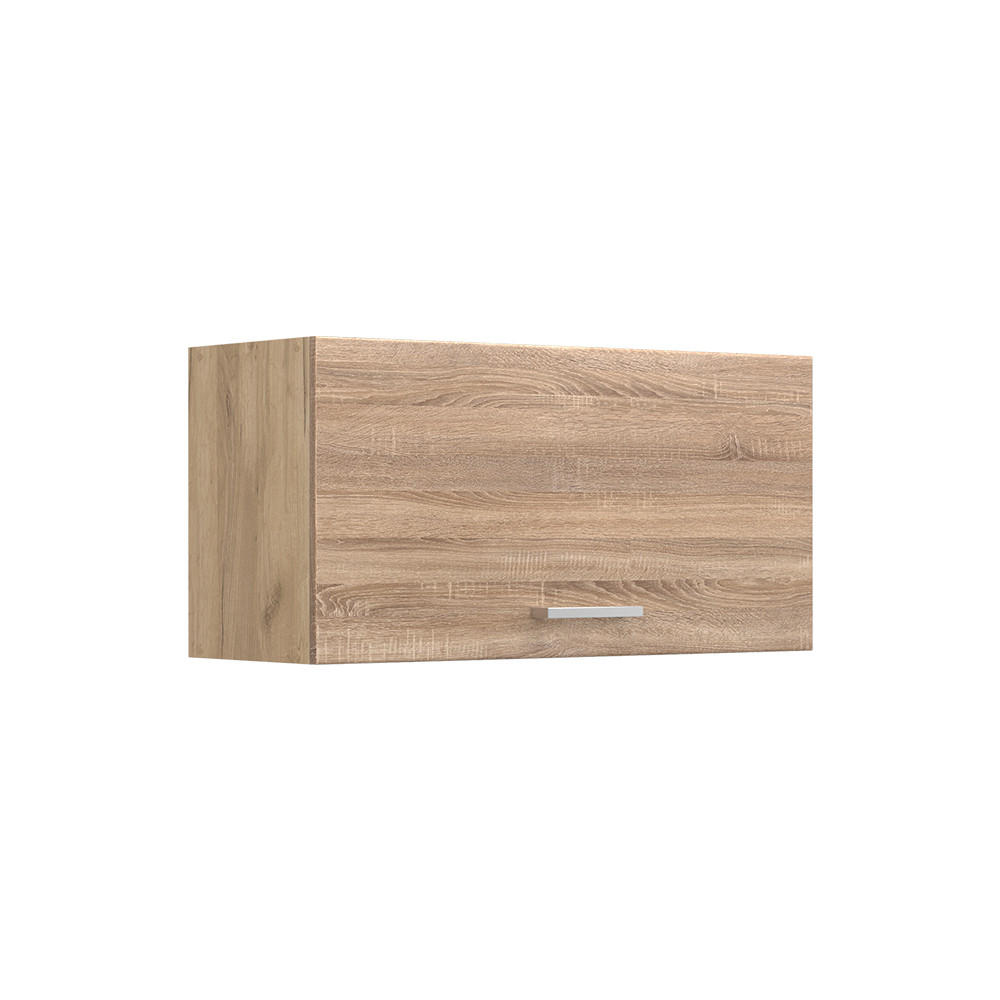 VÄGGSKÅP R-Line, Sonoma/Goldkraft ek, 80 cm Platt Sonoma ek, Honungsek 40/80/31 cm