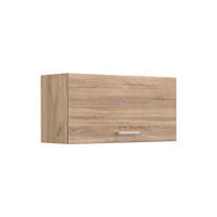 HÄNGESCHRANK R-Line, Sonoma/Goldkraft Eiche, 80 cm Flach - Honigeiche/Sonoma Eiche, Holzwerkstoff (80/40/31cm) - Vicco