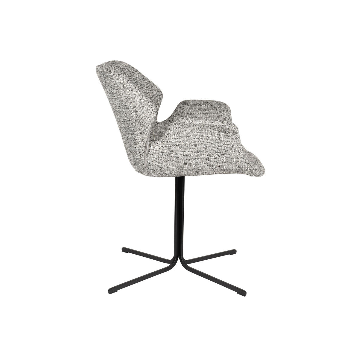 ESSZIMMERSTUHL Nikki Grau - 2 er Set - Grau, Kunststoff (66/80/62cm) - Zuiver