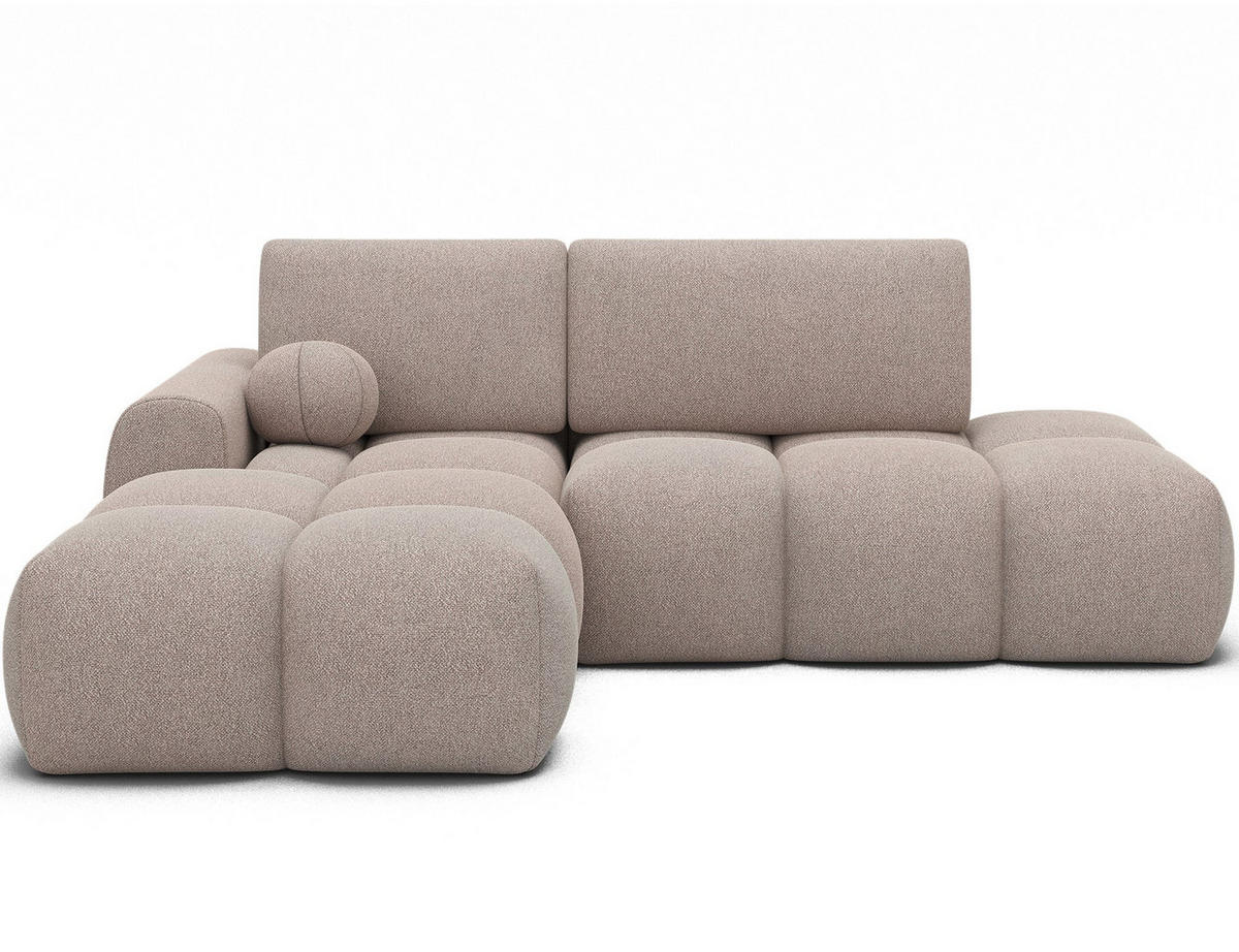 ECKSOFA VITTARIO mit Schlaffunktion & Bettkasten – Modernes L-Sofa 227 cm, inklusive Kissen - Braun, Kunststoff (227/95cm) - Wohnideebilder