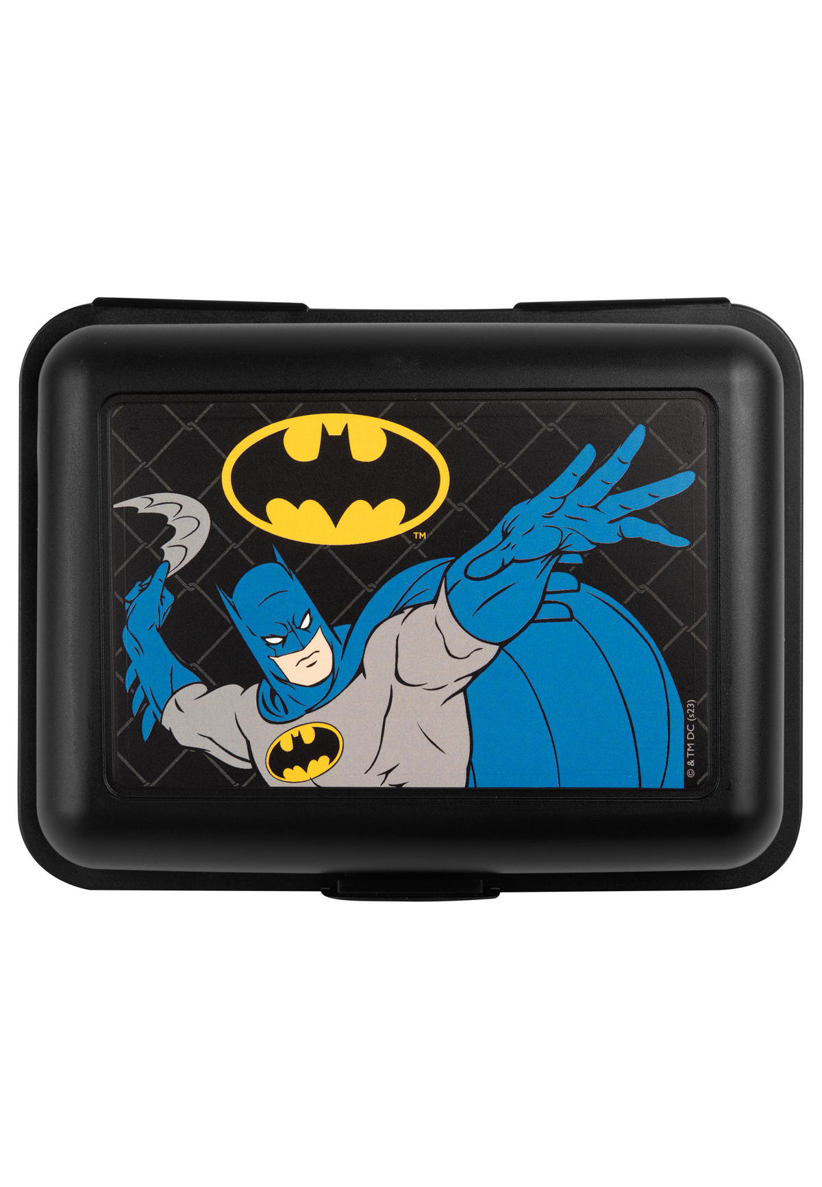 BROTDOSE DC Comics Batman Logo Schwarz 17,5 x 12,8 x 6,9 cm - Schwarz, Kunststoff (17.5/6.9/12.8cm) - DC Comics