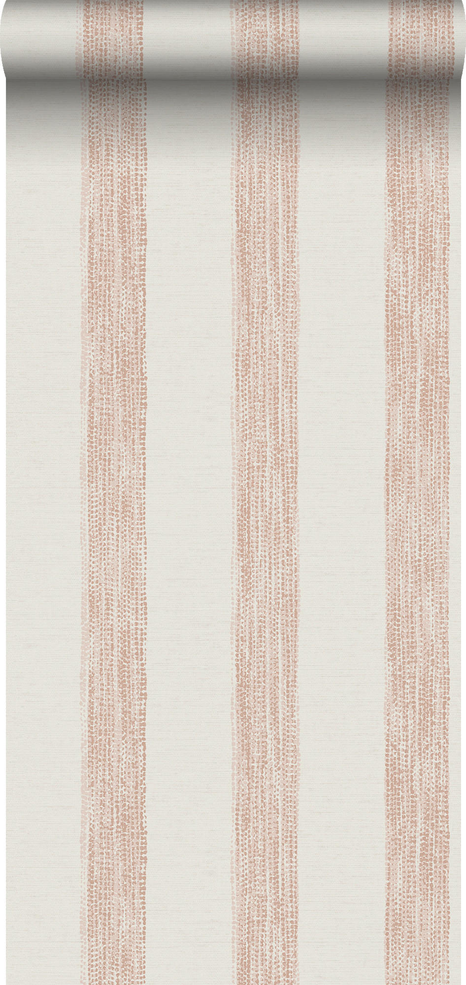 TAPETE gemalte Streifen 53 cm x 10,05 m - Terracotta, Papier (53/1000cm) - Sanders & Sanders