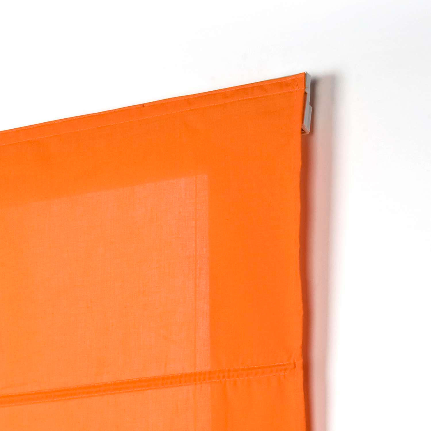 Thumbnail - Storesdeco Raffrollos, Orange, Kunststoff, Uni, Rechteckig, 90x175 cm, CE, Wohntextilien, Rollos & Jalousien, Rollos, Ra...