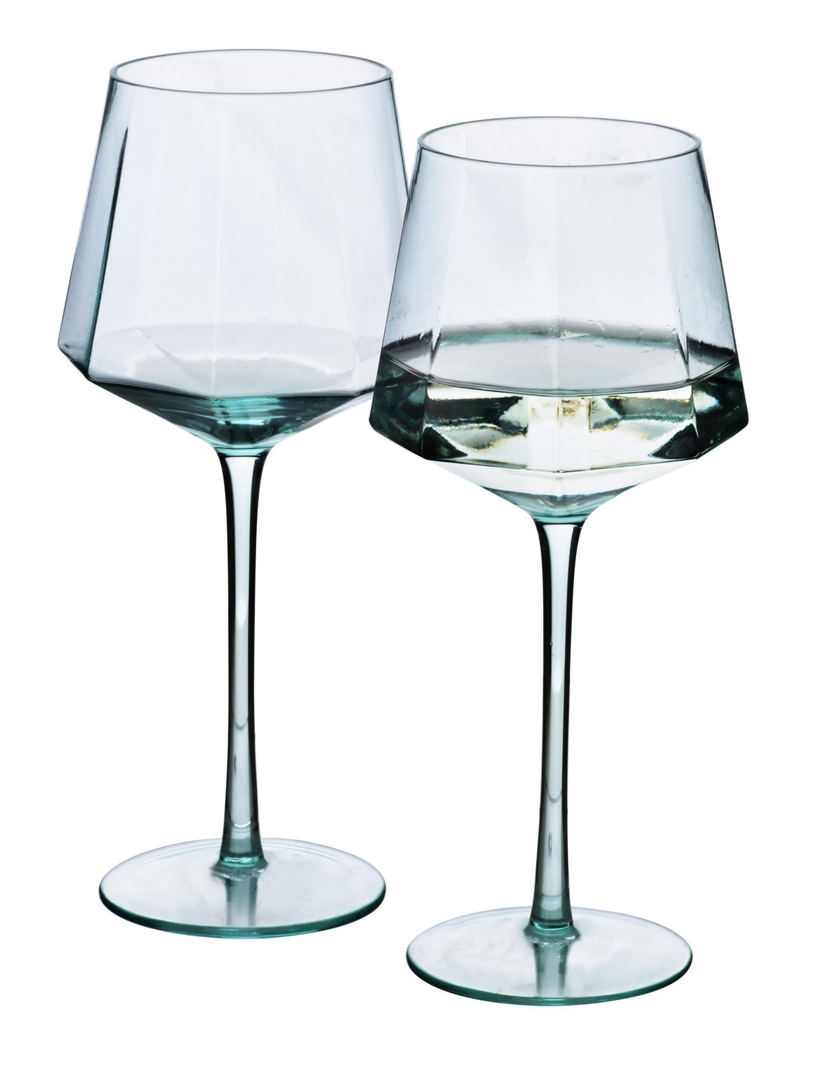 WEINGLAS Adel Transparent 23.5/12/26 cm Glas 2er-Set - Transparent, Glas (0.5L) - Mondex