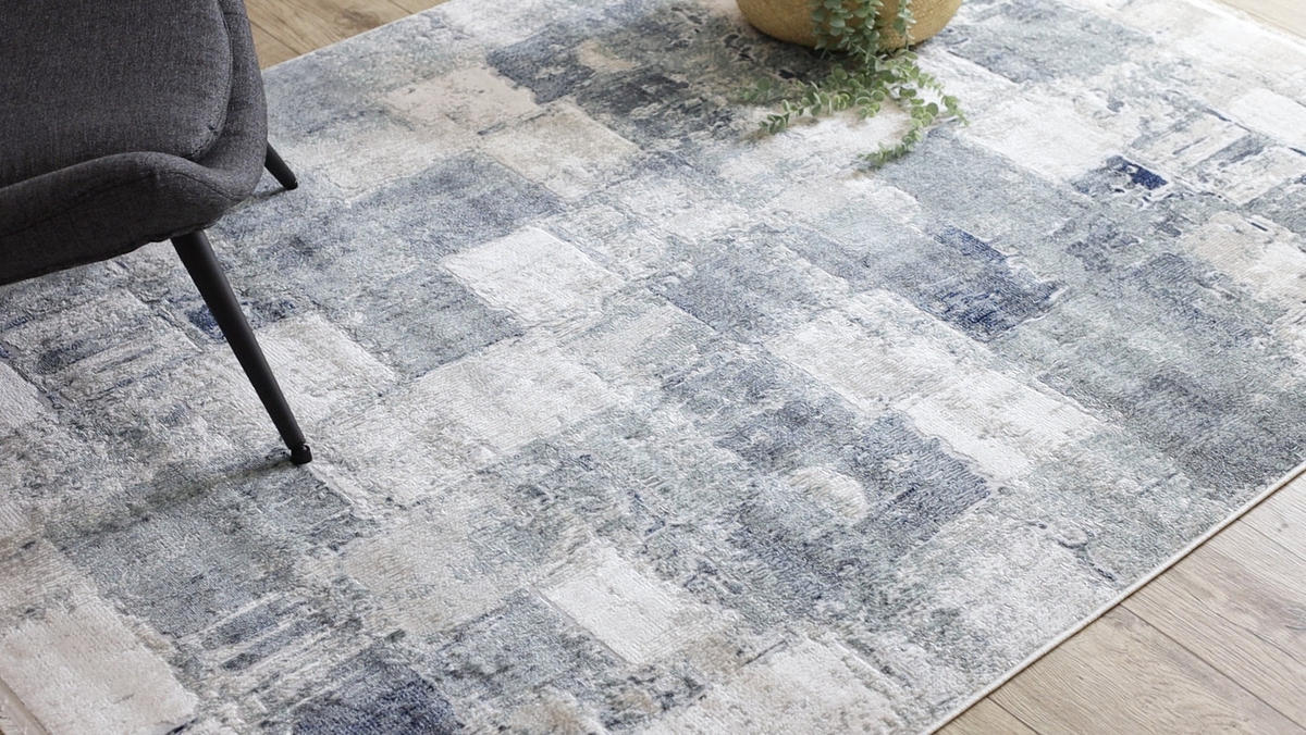 TEPPICH Distin 200/290 cm - Blau, Textil (200/290cm) - rugsX