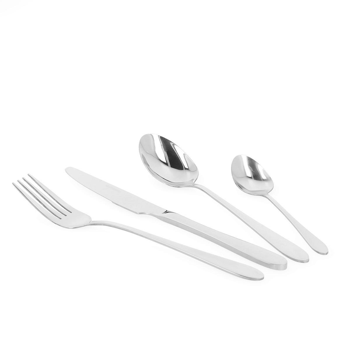 BESTECKSET Abele Silber16-tlg. - Silberfarben, Metall - Homla