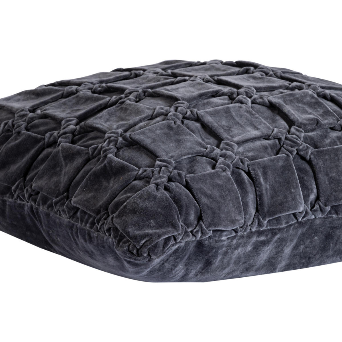 ZIERKISSEN Nasim Grau 60/60/10cm - Grau, Textil (60/60cm) - PTMD Collection