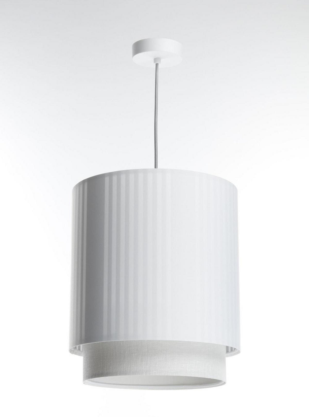 HÄNGELEUCHTE Weiß 30/105 cm - Weiß, Kunststoff (35/0.6/105cm) - ONZENO