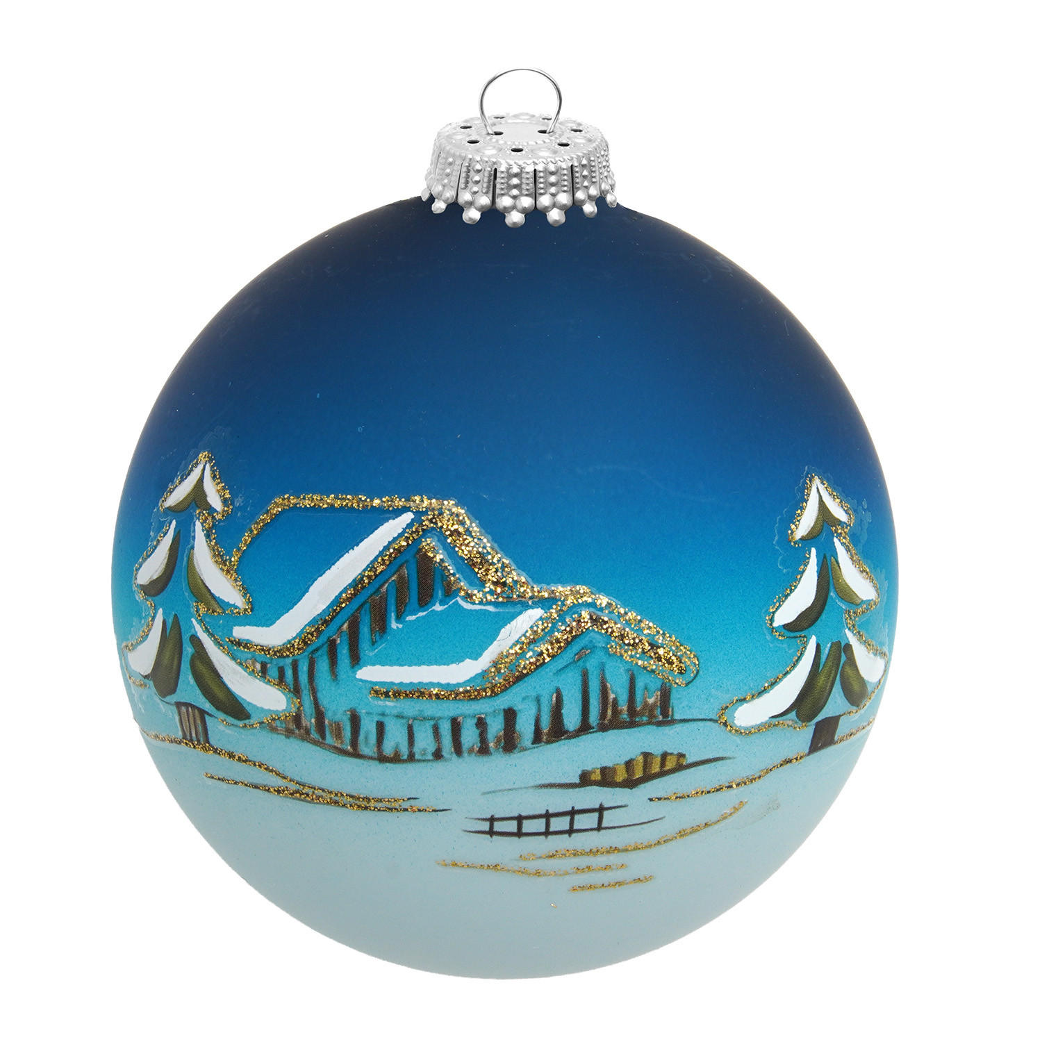 XXXLutz Christbaumkugel Blau 8x8x8 cm