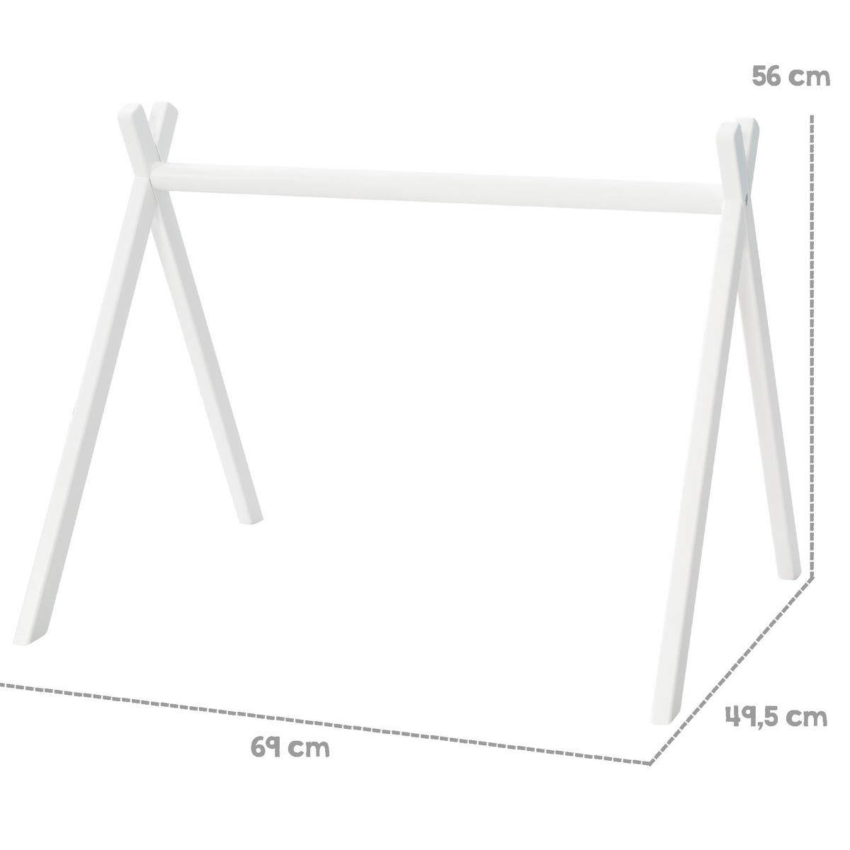 SPIELTRAPEZ mit Anhängerset roba Style grau - Multicolor, Holz (69/52/51.5cm) - Roba