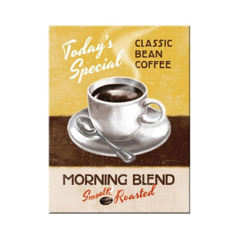MAGNET 6/8 cm Coffee & Chocolate Morning Blend - Multicolor, Metall (6/8/0.1cm) - Nostalgic-Art