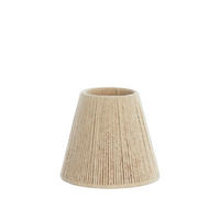 LAMPENSCHIRM Medana Weiß Ø35/30 cm - Weiß, Textil (35/35/30cm) - Light & Living