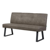 SITZBANK JOYCE - Taupe, Metall (160/91/66cm) - DUBI Möbel