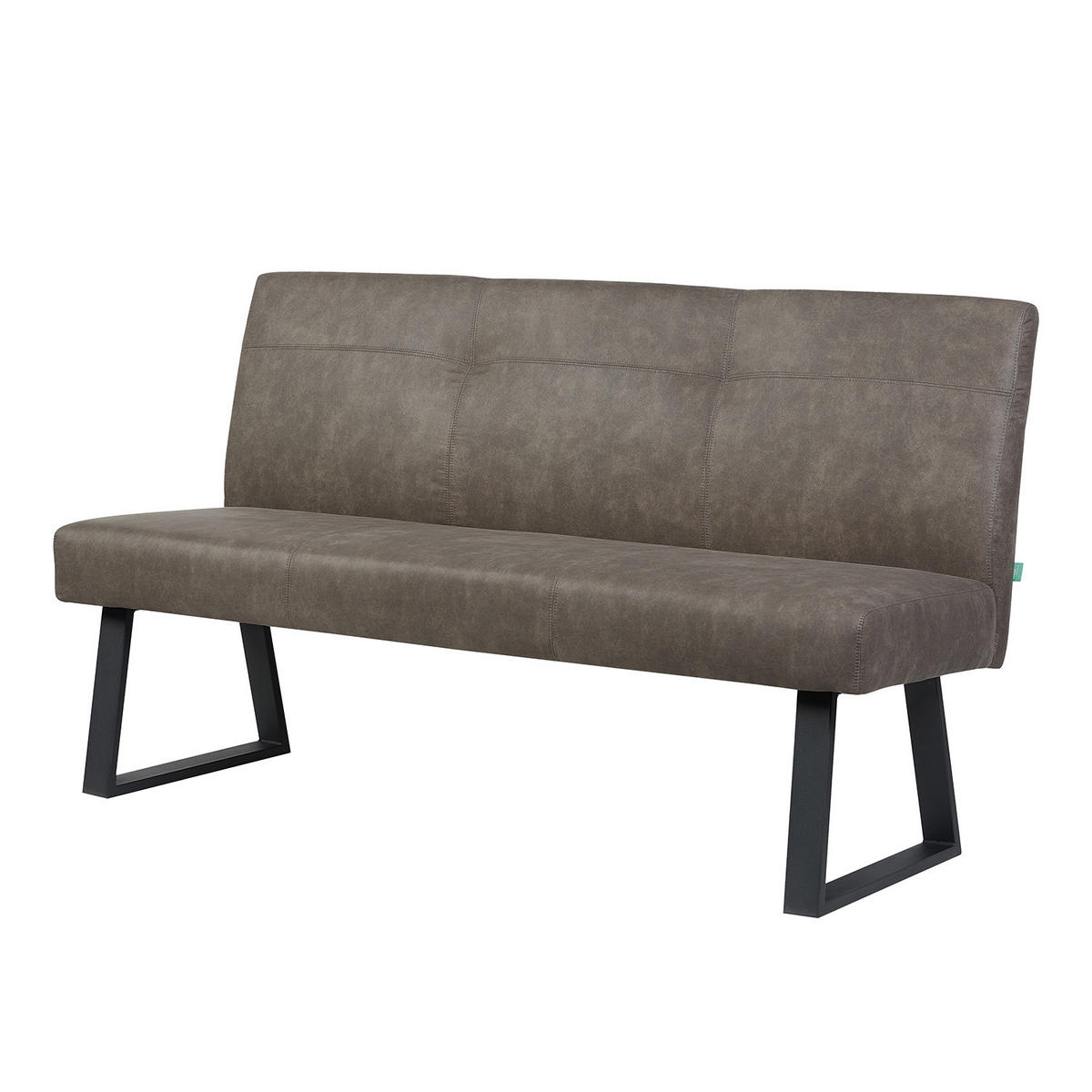 SITZBANK JOYCE - Taupe, Metall (160/91/66cm) - DUBI Möbel