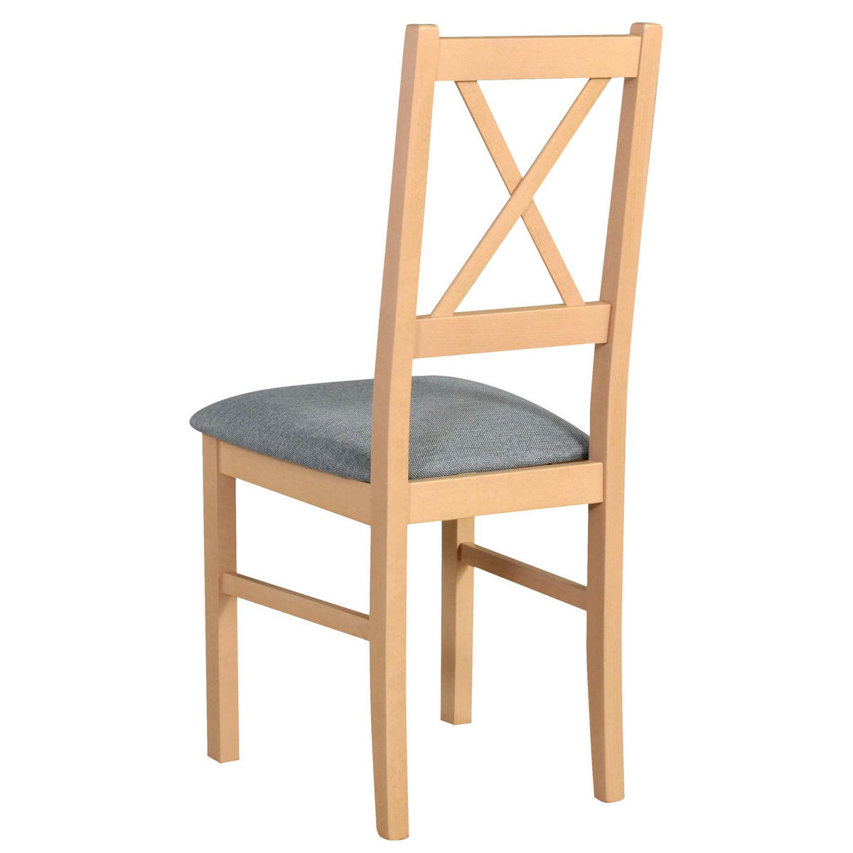 HOLZSTUHL Trunos Grau/Sonoma-Eiche - Eichefarben/Grau, Holz/Textil (43/94/40cm) - Selsey