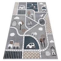 TEPPICH Fun 120/170 cm - Grau, Textil (120/170cm) - rugsX