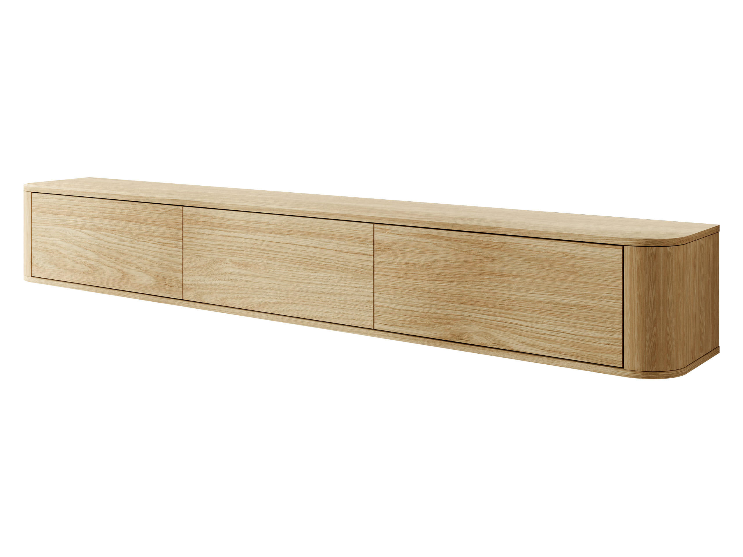 Mirjan24 Tv-Lowboard Eiche 200x29x34 cm