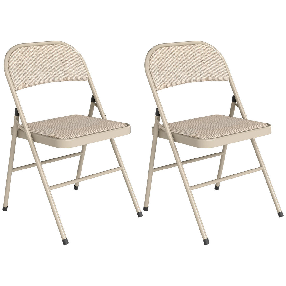 KLAPPSESSEL Beige 2 Stück - Beige, Textil (45/78/46cm) - GiPP