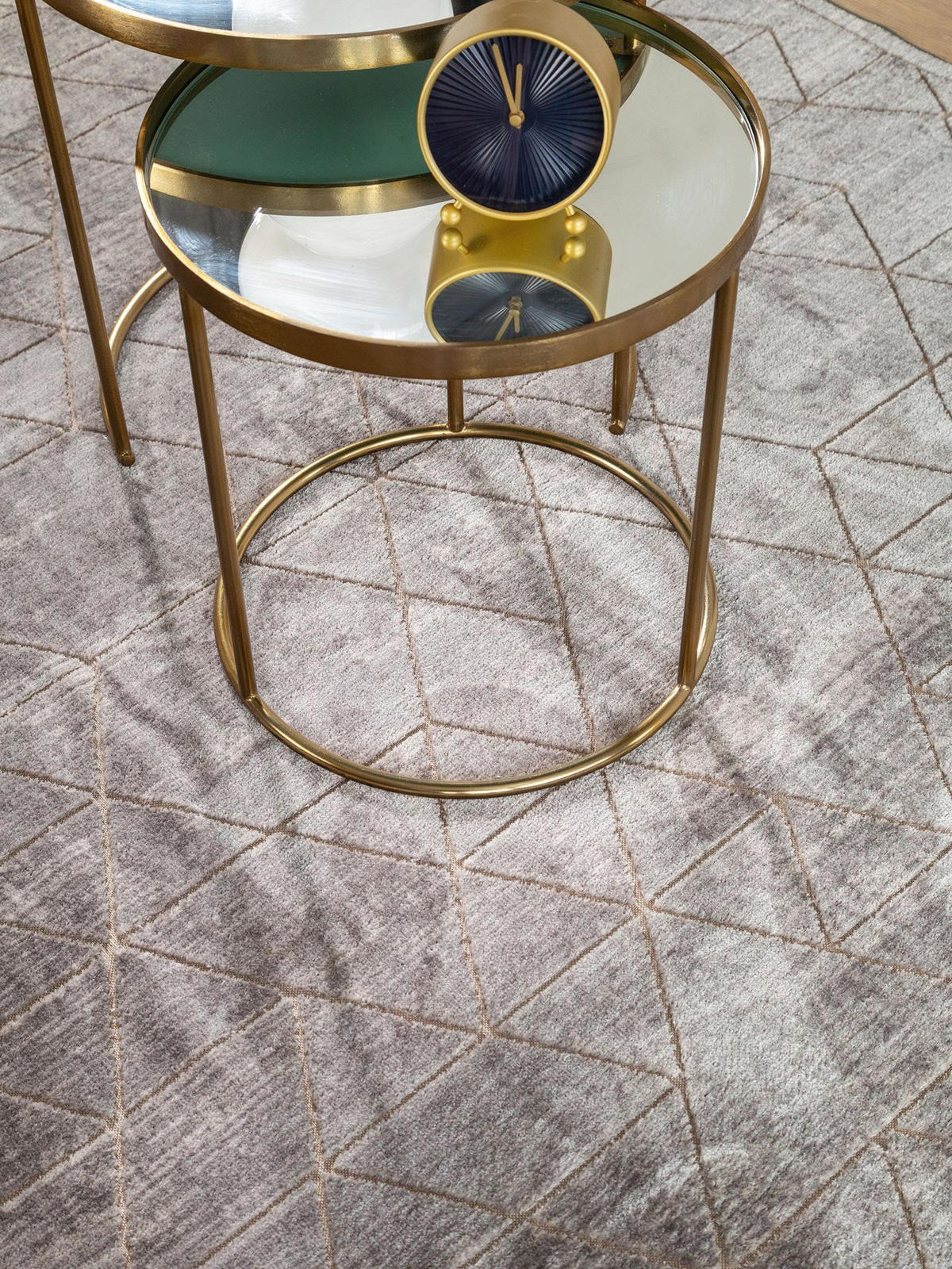 KOBEREC Daisy Sivá 100x150 cm - sivá, textil/plast (100/1cm) - KUNSTLOFT