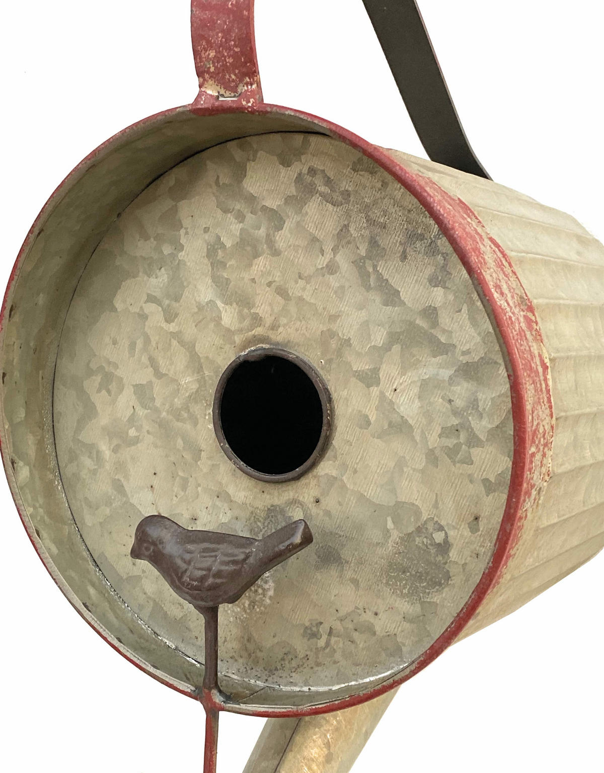 VOGELHAUS Gießkanne zum Aufhängen Metall 40 cm 501138 - Grau, Metall (19/40/25cm) - DanDiBo