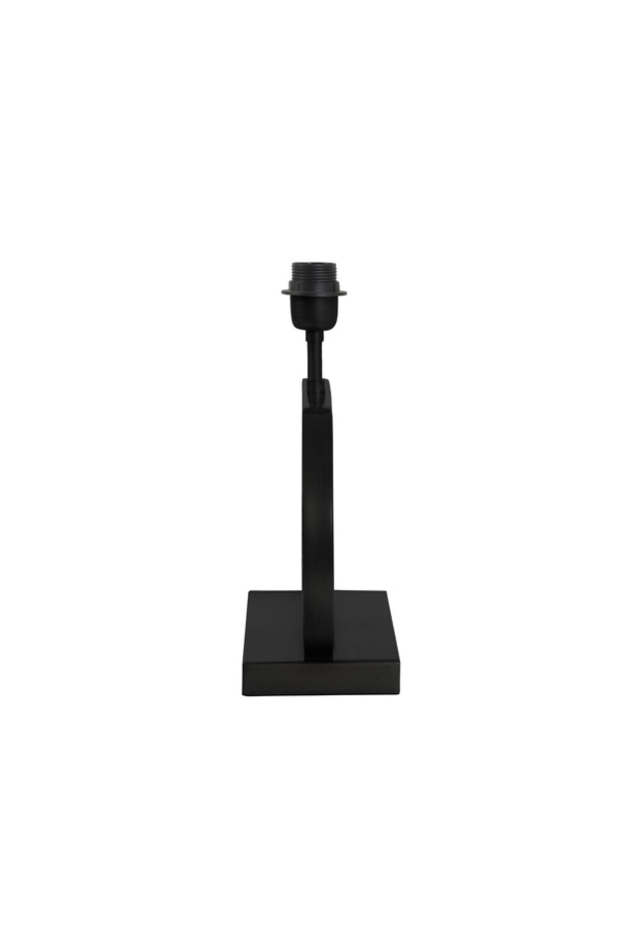 LAMPENFUSS Jamiro Schwarz 47/13/29 cm - Schwarz, Metall (47/13/29cm) - Light & Living