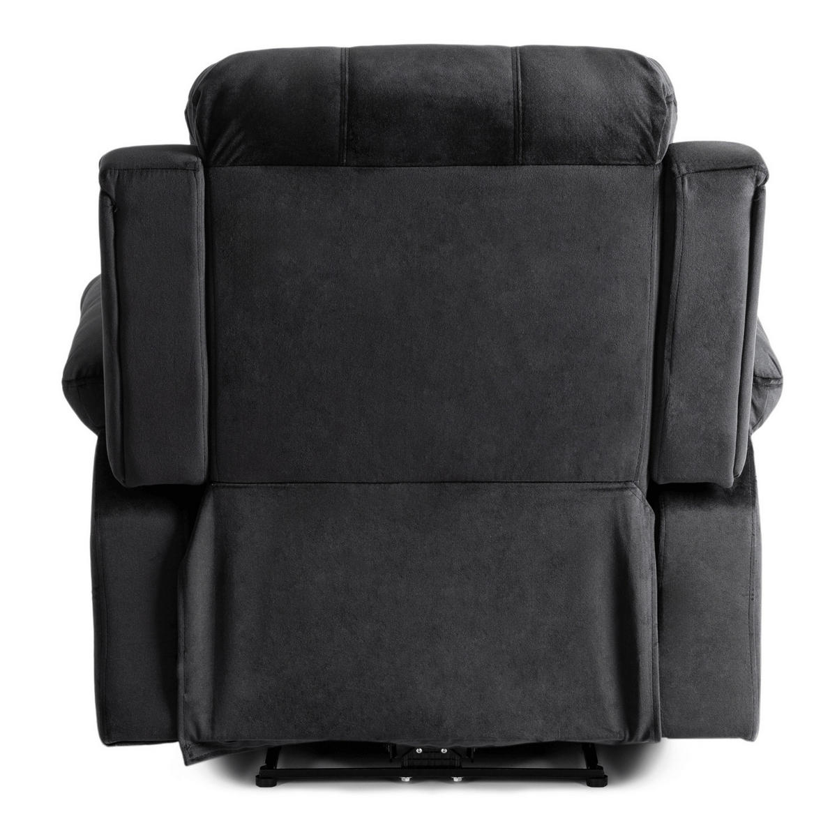 RELAXSESSEL ARON fürs Wohnzimmer Schwarz - Schwarz, Holz/Textil (53/101/88cm) - makarowski meble