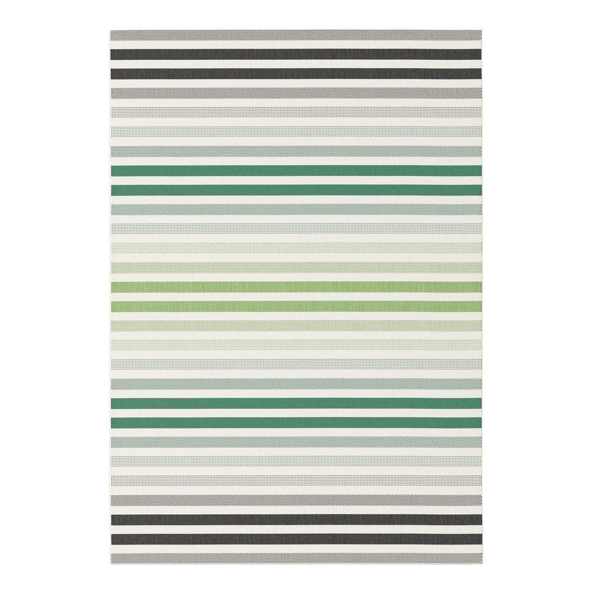 TEPPICH für Innen und Außen mit Rautenmuster grün - Grün, Textil (120/170cm) - AFK Living