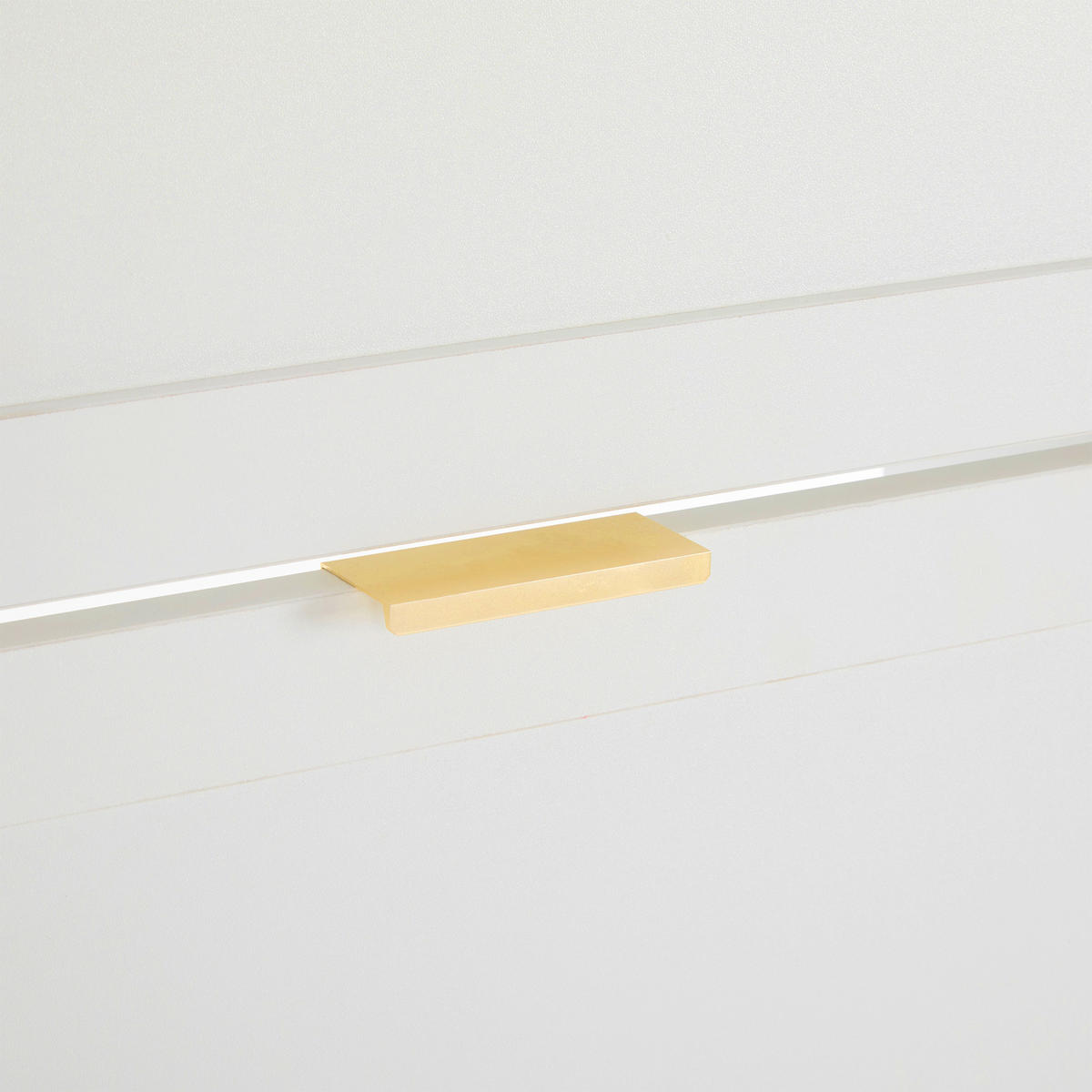 SCHUHSCHRANK aus Spanplatte 80x24x147cm in Weiß mit Spiegeltüren - Weiß, Holzwerkstoff (80/147/24cm) - Modfu