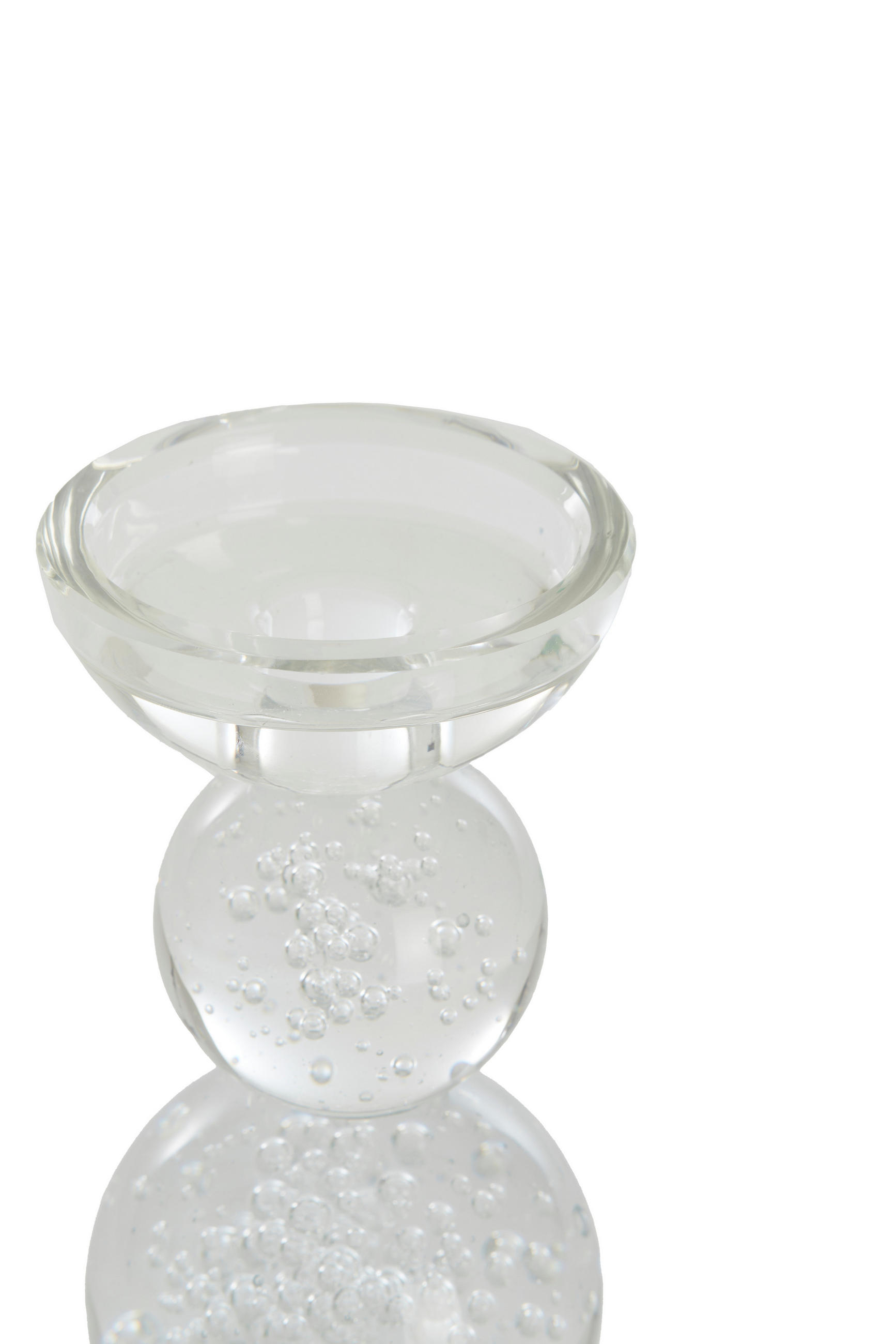 KERZENHALTER Itinga Hell Ø10/26,5 cm - Transparent, Glas (10/26.5/10cm) - Light & Living