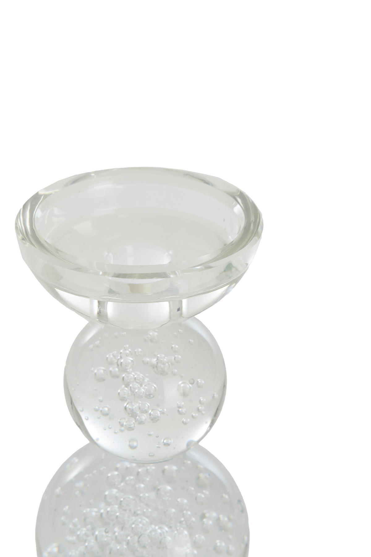 KERZENHALTER Itinga Hell Ø10/26,5 cm - Transparent, Glas (10/26.5/10cm) - Light & Living