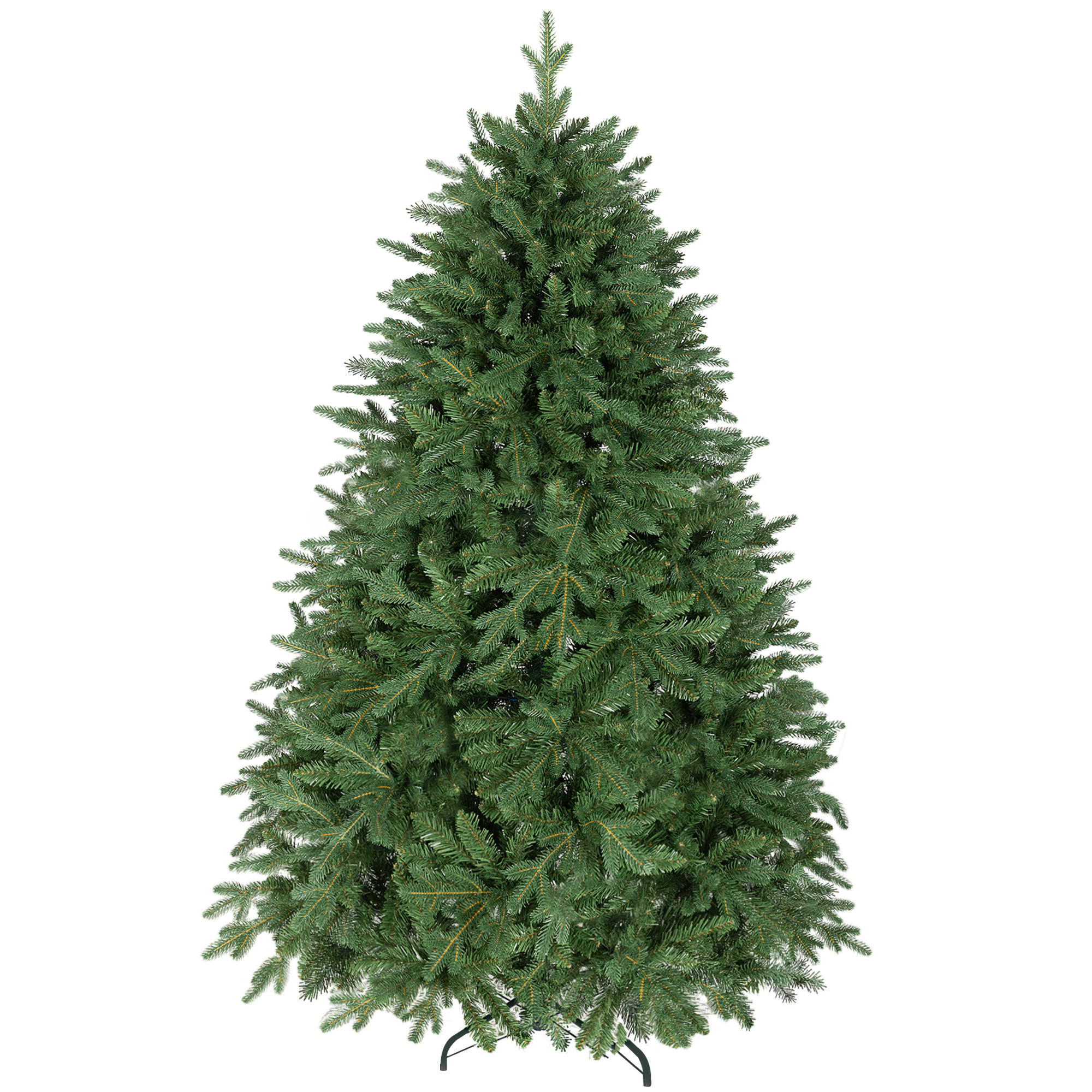 HOMCOM UMĚLÝ VÁNOČNÍ STROMEK, 180 cm umělá borovice s 3026 jehlicemi