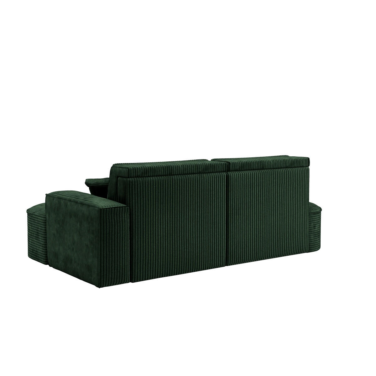 ECKSOFA Modena Pro - Komfort Und Stil Stoff Poso Grün Rechts - Grün, Holz (278/179cm) - Kaiser Möbel