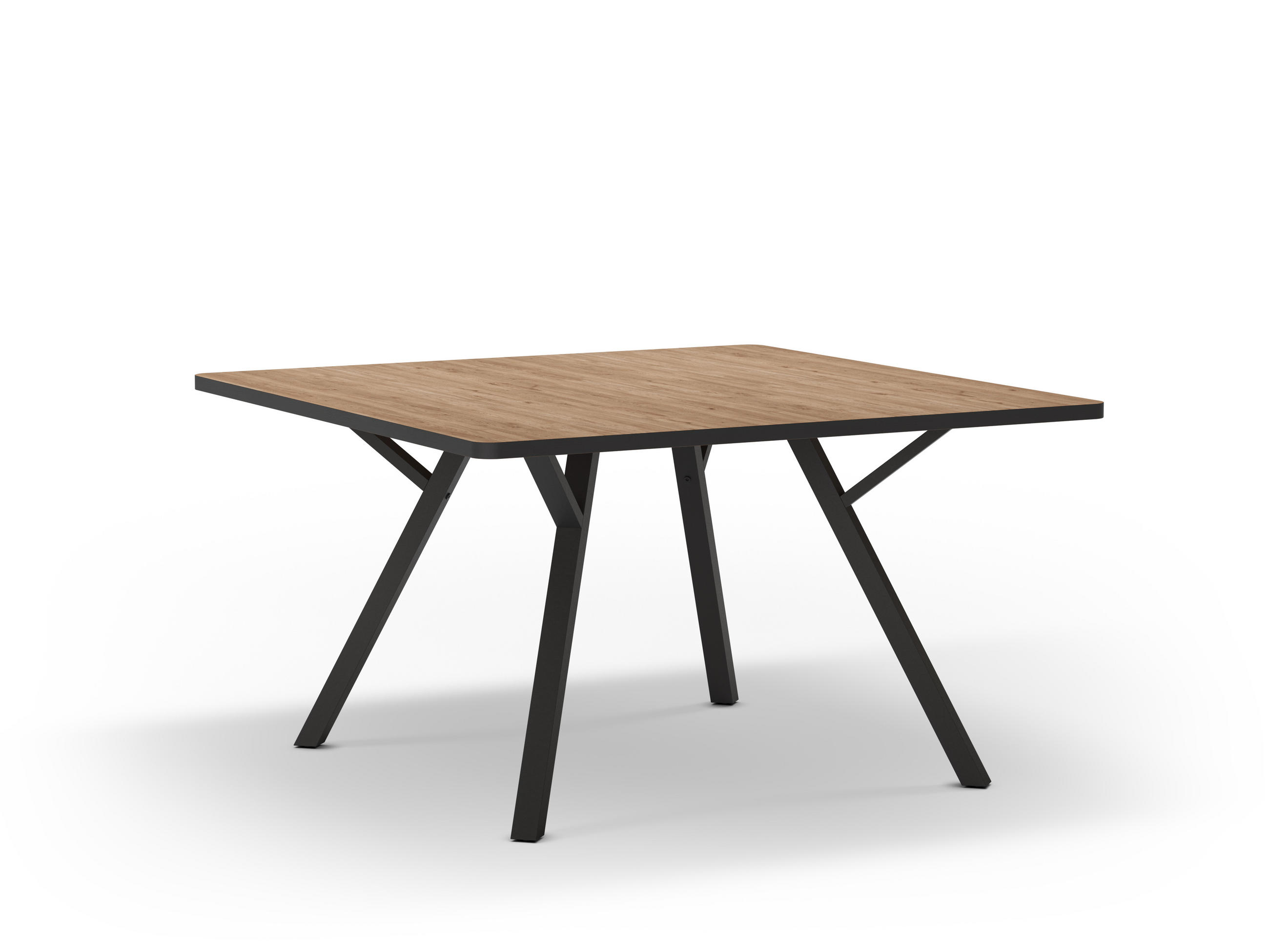 Calicosy Esstisch Braun 136x77x136 cm