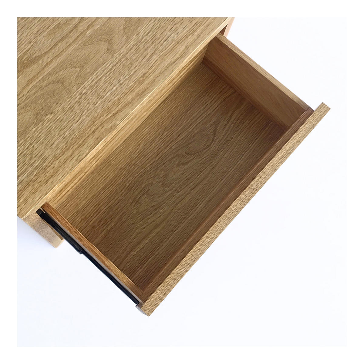 NACHTTISCH Hugo, Eiche, 30/55/39 cm - Eichefarben, Holz (55/39/30cm) - WOODEK