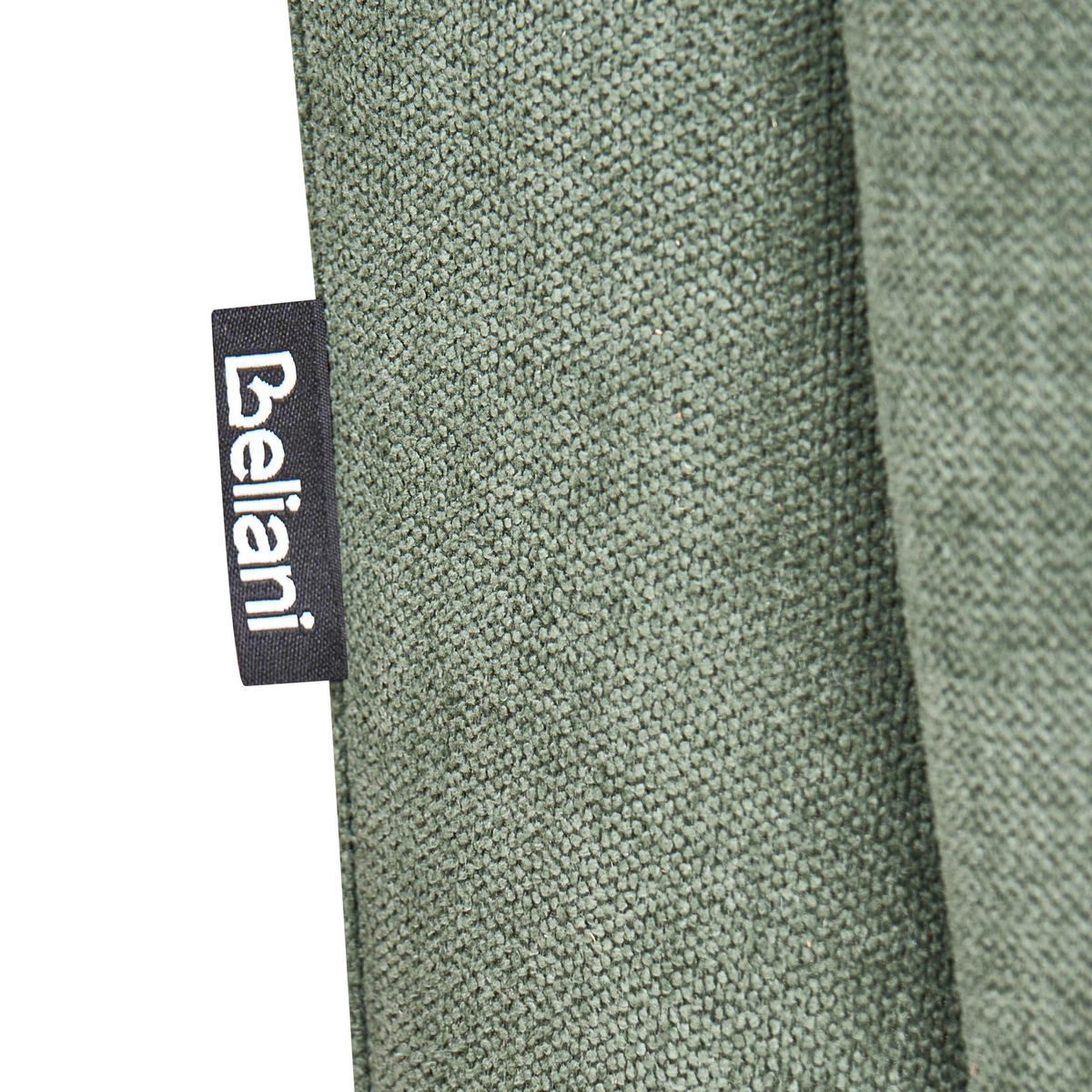 OTOMAN Látka Zelený Habo - světle hnědá, textil (134/42/60cm) - Beliani