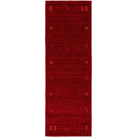 WOLLTEPPICH-LÄUFER Jamal Rot 80x250 cm - Rot, Textil (80/250cm) - benuta Nest