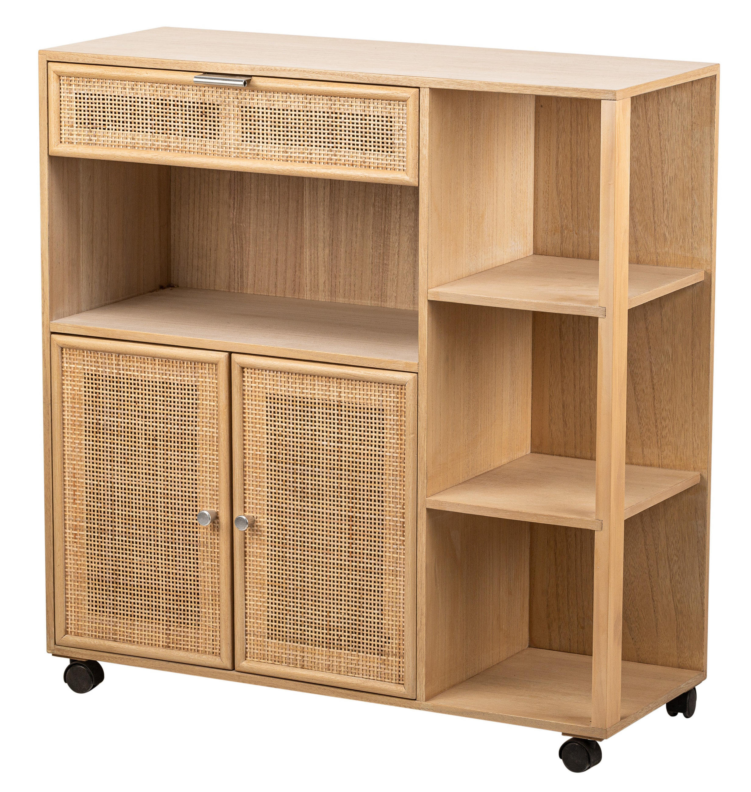 SERVIERWAGEN Holz Braun - Braun, Holz (78/79/28cm) - Nordlys