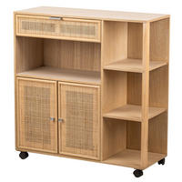 SERVIERWAGEN Holz Braun - Braun, Holz (78/79/28cm) - Nordlys