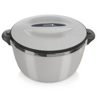 MITTAGSTHERMOSKANNE Termo Edelstahl 3,5 l - Grau, Kunststoff (31/16/24cm) - Orion 