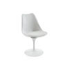 STUHL - Polypropylen & Metall - Weiß - XAFY - Weiß, Kunststoff (56.5/82/49cm) - Vente-Unique