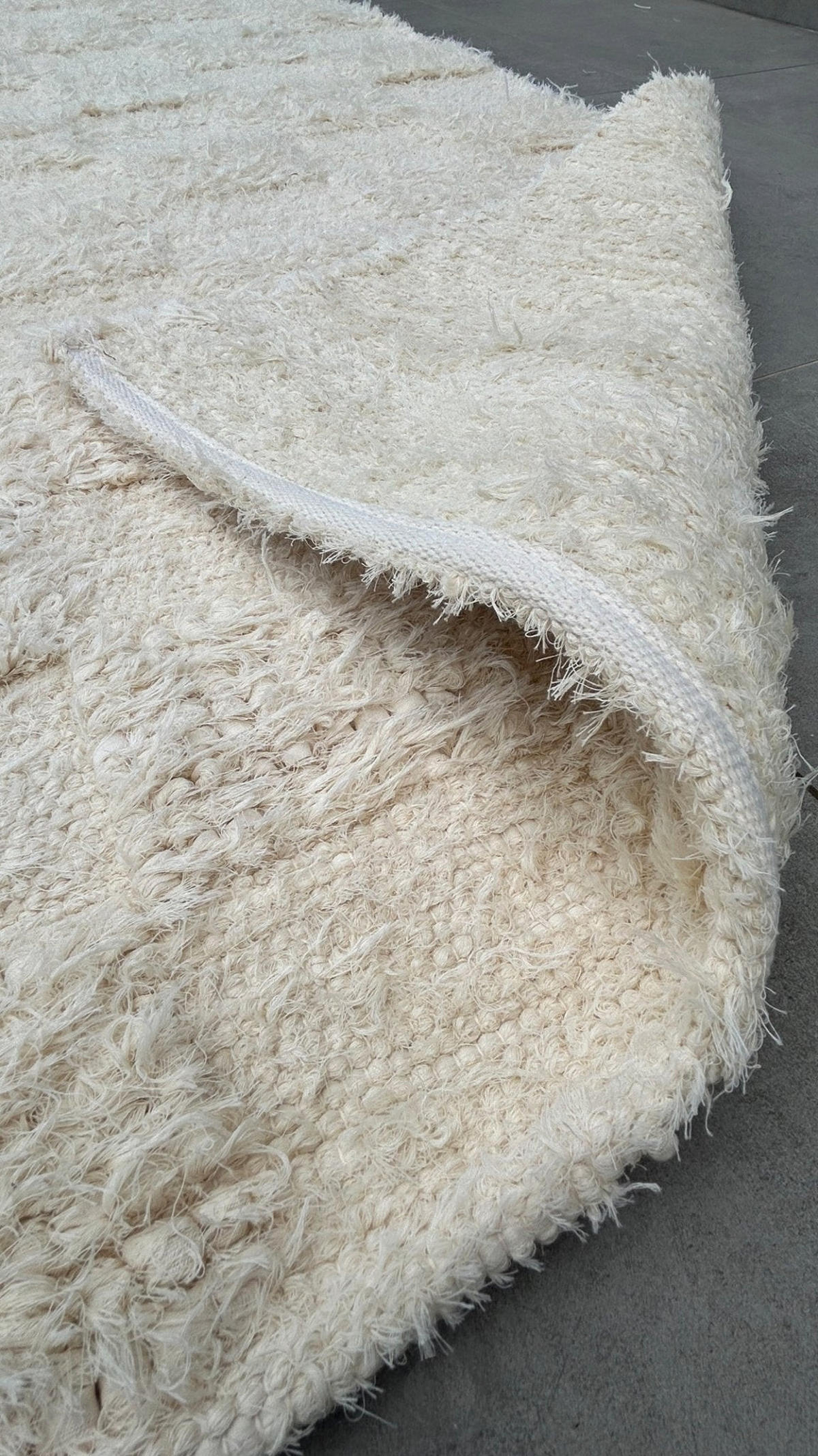 TEPPICH aus recycelter Baumwolle handgewebt beige - Beige, Naturmaterialien (160/230cm) - AFK Living