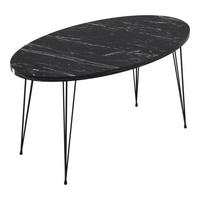 COUCHTISCH Skævinge 90/50/43 - Schwarz, Metall (50/90/43cm) - [en.casa]