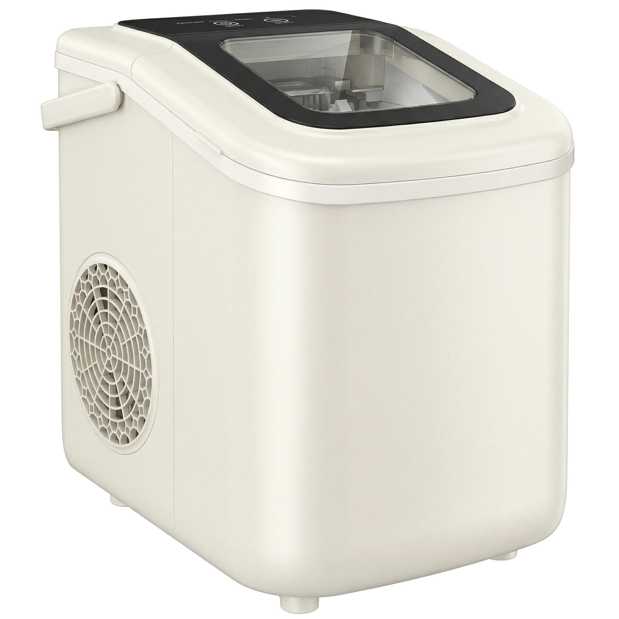 EISWÜRFELMASCHINE Kunststoff Beige - Beige, Kunststoff (22.6/29.9/28.3cm) - HOMCOM